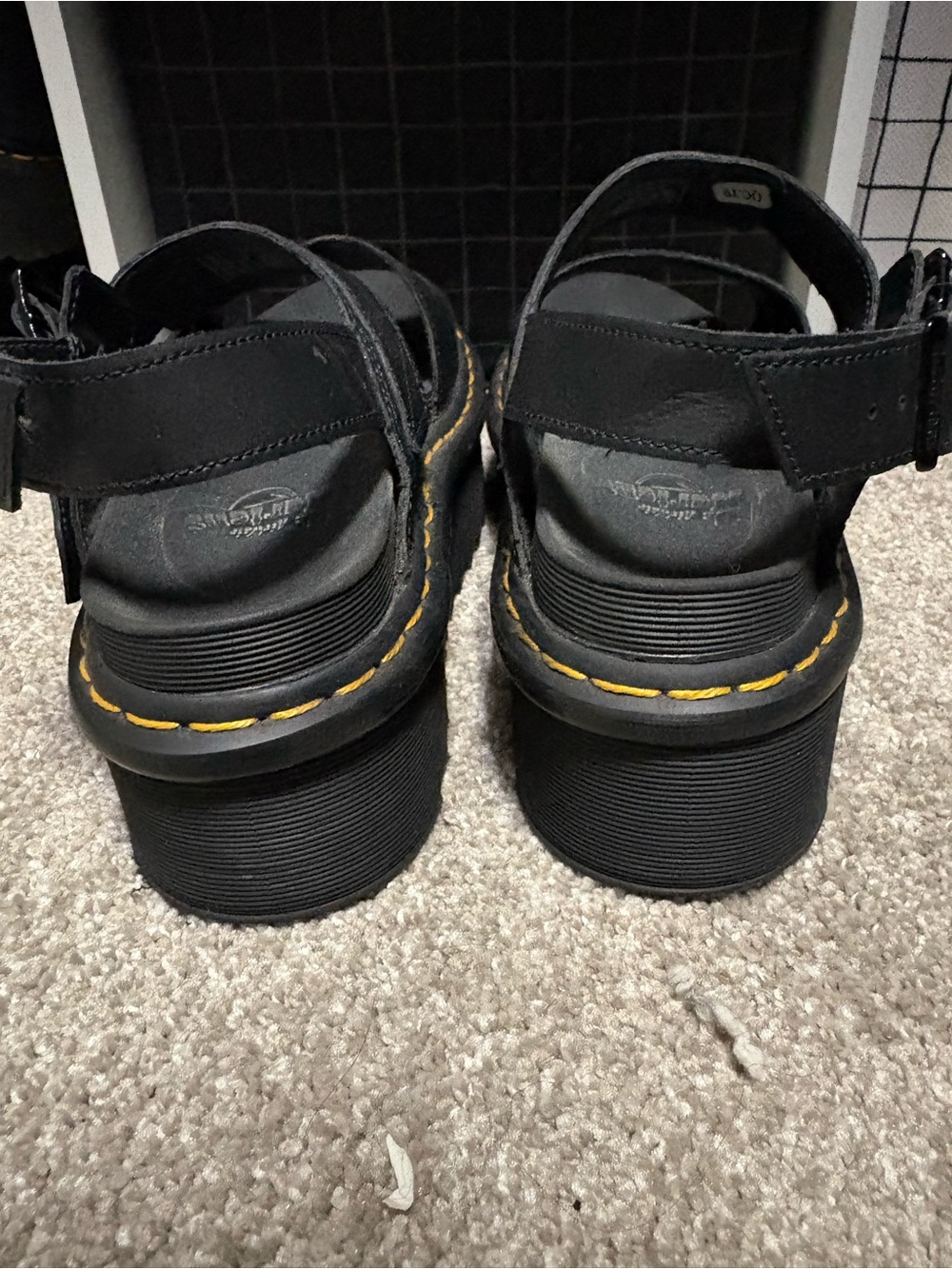 Womens Dr. Martens Voss Platform Sandal - Black - Picture 3 of 8